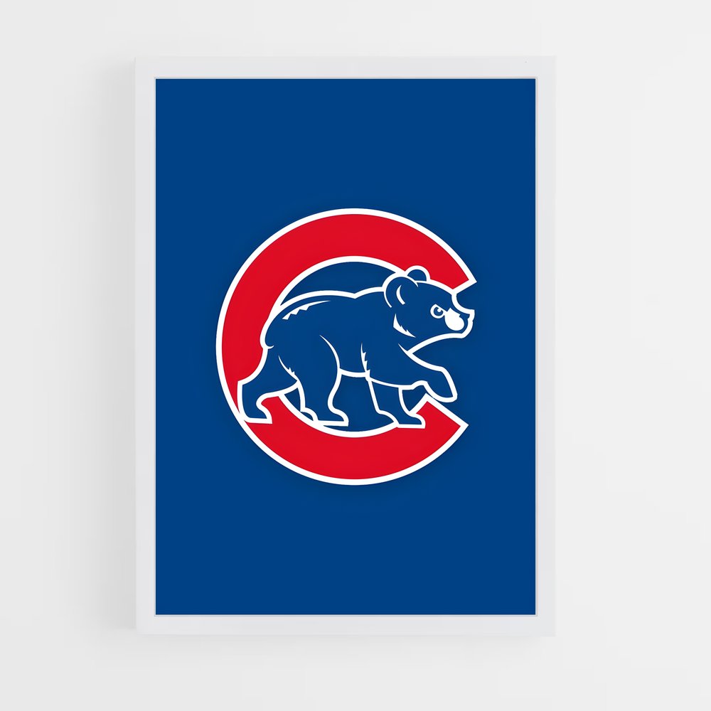 Poster Cubs Nation – affiche Baseball (vue 3)
